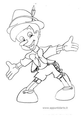 immagini disegni da colorare Pinocchio